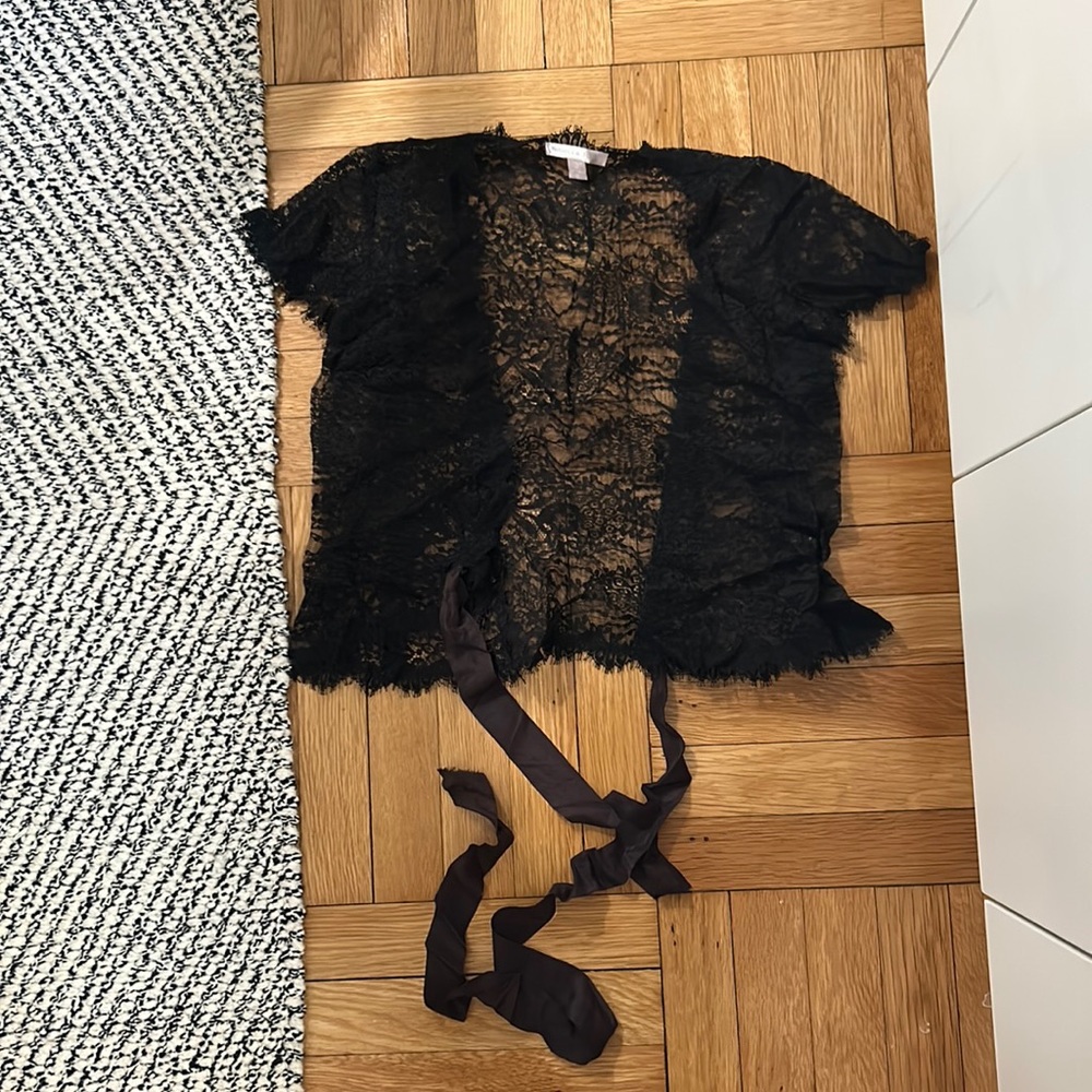 Rebecca Taylor lace cardigan wrap